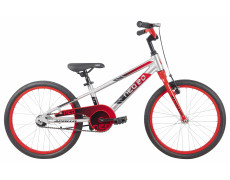 Велосипед 20" Apollo NEO boys Brushed Alloy / Red / Black Fade
