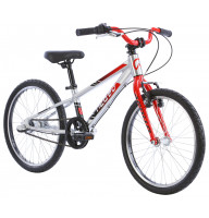 Велосипед 20" Apollo NEO 3i boys Brushed Alloy / Red / Black Fade