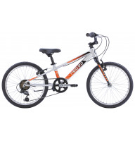 Велосипед 20" Apollo NEO 6s boys Brushed Alloy / Black / Orange Fade