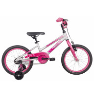 Велосипед 16" Apollo NEO girls Brushed Alloy / Pink / Dark Pink Fade