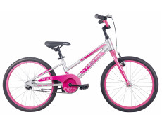 Велосипед 20" Apollo NEO girls Brushed Alloy / Pink / Dark Pink Fade