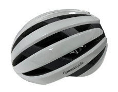 Шолом Green Cycle Alleycat RS розмір 54-58см біло-сірий глянець