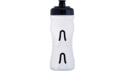 Фляга 0,6 Fabric CAGELESS BOTTLE, CLB (прозора з чорним)
