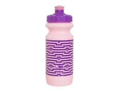 Фляга 0,6 Green Cycle STRIPES с большим соском, pink nipple/ purple cap/ pink bottle