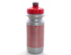 Фляга 0,6 Green Cycle DOT з великим соском, silver nipple/pink cap/Silver bottle