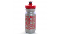 Фляга 0,6 Green Cycle DOT з великим соском, silver nipple/pink cap/Silver bottle