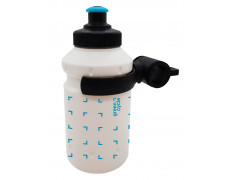 Фляга 0,35 Green Cycle GBT-549S з кріпленням, дитяча, біла з малюнком