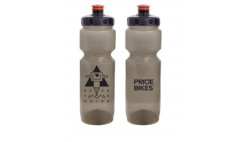 Фляга 0,8 Pridebikes GBT-553L Born to grind, димчаста з чорним