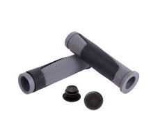 Гріпси Green Cycle GGR-004 130mm чорно-сірі з барендами