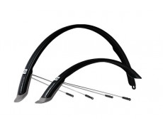 Комплект крил 28" SIMPLA Ubiquit SDL 45mm, з бризковиками, чорні
