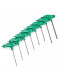Набір торксів Park Tool PH-T1.2 T6/T8/T10/T15/T20/T25/T30/T40 з L-подібною пластиковою ручкою