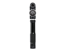 Мінінасос Crankbrothers STERLING SG, алюмінієвий, з манометром, smart head,100 psi / 7 bar, чорний