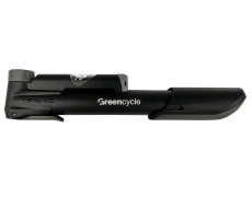 Мінінасос Green Cycle GPM-041CP, пластиковий з манометром, Presta+Schrader, 120psi