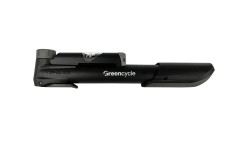 Мінінасос Green Cycle GPM-041CP, пластиковий з манометром, Presta+Schrader, 120psi