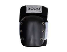 Захист для колін Boom Solid Black/Silver M