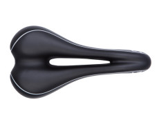 Седло Green Cycle GSD-276 Sport Unisex, Cro-Mo rail, черное