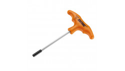 Ключ ICE TOOLZ 12A7 д/спиць 3/16" з т-подібною ручкою під шестигранний ніпель