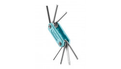 Ключ Ice Toolz "Handy-7" 94H2 складаний, неіржавна сталь, блакитний