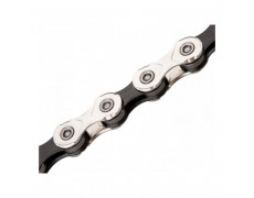 Ланцюг інд. 114 зв. 1/2x11/128 KMC X10-1, NPBK silver/black