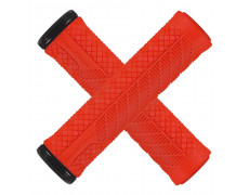 Гріпси Lizard Skins CHARGER EVO 136мм, з одним замком, Fire Red