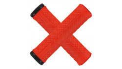 Гріпси Lizard Skins CHARGER EVO 136мм, з одним замком, Fire Red