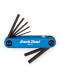 Набір шестигранників Park Tool AWS-10 (1.5mm, 2mm, 2.5mm, 3mm, 4mm, 5mm, 6mm) складаний
