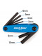 Набір шестигранників Park Tool AWS-11 (3mm, 4mm, 5mm, 6mm, 8mm, 10mm) складаний