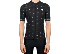 Джерсі Pride Fun, кор. рукав, чорне, XS