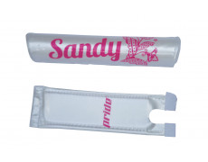Защита руля и выноса Pride Sandy white-pink