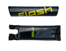 Защита руля и выноса Pride Flash black-yellow