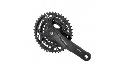 Комплект шатунів PROWHEEL ZEPHYR-601 (10S) 170mm, 42/32/24T black