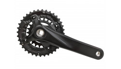 Комплект шатунів PROWHEEL ZEPHYR-551 (10S) 175mm, 36/22T black
