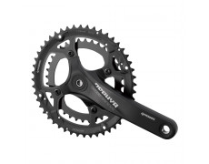 Комплект шатунов PROWHEEL ZEPHYR-751 175мм, 48/36T, черные