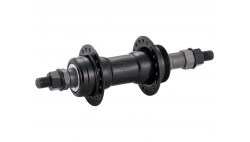 Втулка задн. Quando KT-122R під V-brake 36H 165mm, 6-7 шв. на гайках сталева чорна