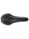 Седло Selle Royal SCIENTIA A1 Athletic, 3D skingel, обивка Black gummy/Black mokka, 289х127мм, 380г, рейлы сталь + Curva suspension, unisex, чёрное