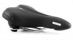 Сідло Selle Royal Premium OPTICA MODERATE, 3D Skingel, оббивка Black Astrale, 271х169мм, 540г, еластомери, чоловіче, чорне