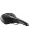 Сідло Selle Royal SCIENTIA R3 Relaxed, 3D skingel, оббивка Black gummy/Black mokka, 289х224мм, 520г, рейли сталь + Curva suspension, unisex, чорне