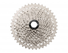 Касета 10-k 11-42T SUN RACE MTB MS2 алюмінієвий павук, Metallic Silver