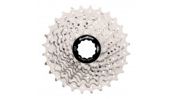 Касета 10-k 11-28T SUN RACE RS1 сталевий павук, Metallic Silver