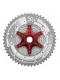 Касета 11-k 11-51T SUN RACE MX8 MTB, алюмінієвий павук, Metallic Silver