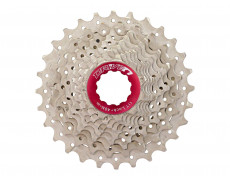 Касета 10-k 11-25T SUN RACE RX алюмінієвий павук, локрінг і спейсери, Metallic Silver