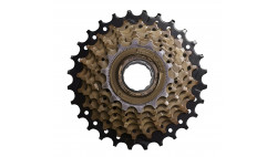 Трещітка інд. SUN RACE M2A 7-k 14-28T Brown+Black