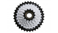 Трещітка інд. SUN RACE M56 8S, 13-34T, Zinc+Black