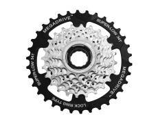 Трещітка інд. SUN RACE M4S 7S, 13-34T, Zinc+Black
