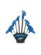 Набор шестигранников Park Tool PH-1.2 с Р-рукояткой, 8шт (2,2.5,3,4,5,6,8,10 mm)