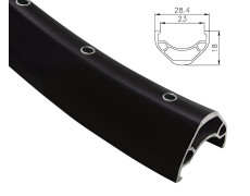 Обід 28" AlexRims MD23, 32H, пістонований, FV, Tubeless