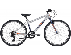 Велосипед 26" Apollo NEO 7s boys Brushed Alloy/Navy Blue/Pearl Orange