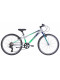 Велосипед 24" Apollo NEO 7s boys Brushed Alloy / Navy Blue / Neon Green Fade