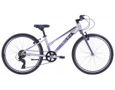 Велосипед 24" Apollo NEO 7s girls Brushed Alloy / Charcoal / Lavender Fade