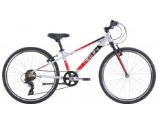 Велосипед 24" Apollo NEO 7s boys Brushed Alloy / Black /Red Fade